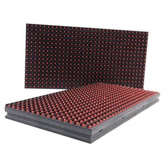 40pcs/pack 6.3″ × 12.6″ × 0.5″ RED LED Display P10 Dot Matrix Module Red Sign