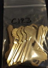 schlage everest C123 ILCO key blanks (8 pack) generic blanks