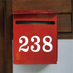 Hopeful Life Feng 200 PCS Mailbox Numbers for Outside, Vinyl 2 inch, White