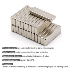 30x10x4mm Super Strong Neodymium Magnet N35 NdfeB Permanent Magnetic imanes Bloc