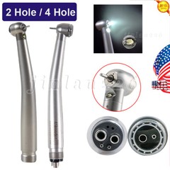 NSK Style Dental Fiber Optic High Speed Turbine with LED Light Handpiece 4 H 2 H