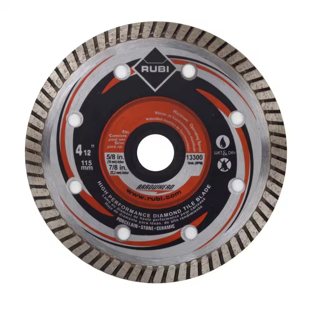 4.5 in. Premium Arrowhead Blade for Dry and Wet Cutting
