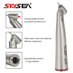 SKYSEA Dental Fiber Optic 1:4.2 Increasing 45° Contra Angle LED Handpiece DL