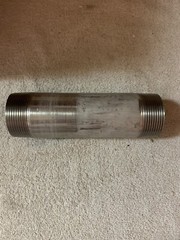 10 Pcs Merit Brass Pipe Nipples 304/304L Stainless Steel 1-1/2-In x 6-In4024-600