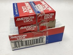 American Lock A1106KAYLW Lockout Padlock Yellow Key S00615 LOT OF 10