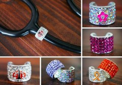 CharMED Stackable Stethoscope Bling Charms | Animals & Nature