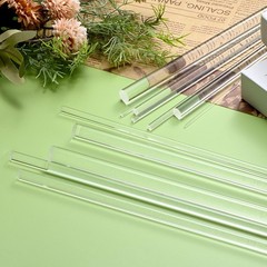 M METERXITY 20-Pack Acrylic Round Rods, 11.81 x 0.08 x Inch, Clear
