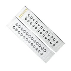 PTKTLAM Jewelry Wire Drawplate, 2.7-5.0mm, 24 Holes