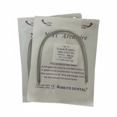 100pcs Dental Orthodontic Arch Wire Super Elastic Niti Rectangular Natural Form