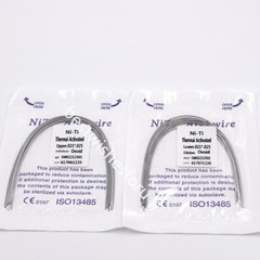 Heat Thermal Activated Rectangular Niti Wire Arch Ovoid Form Upper Lower All