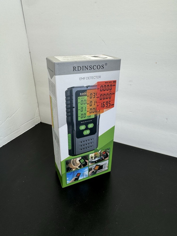 RDINSCOS EMF Detector Detect Types of Electromagnetic Radiation Field in 1 Meter