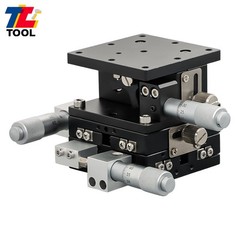 XYZ 3Axis Linear Stage Trimming Platform Bearing Tuning Sliding 60x60mm