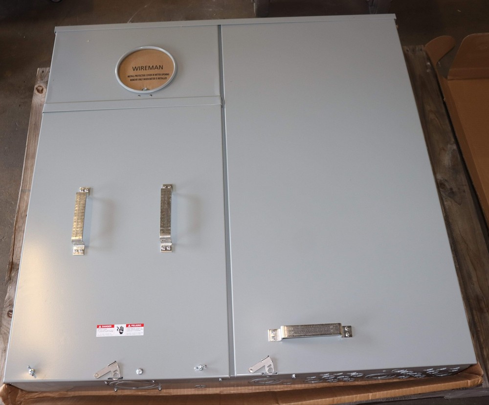 SIEMENS 400 AMP Meter & Electrical Panel MK2448B1400SCS