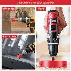 3.5 Inch Hole Saw, 3 1/2 Hole Saw, M42 HSS Bi-Metal Hole Cutter,Triangular Shank