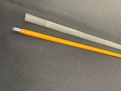 Lot of 2 Laboratory Thermometers ERTCO 1104 30-124 F & Fisherbrand 4885:1 243G
