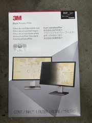 3M Frameless Blackout Privacy Filter for 23 in. Monitor PF230W9B 16:9 Ratio New