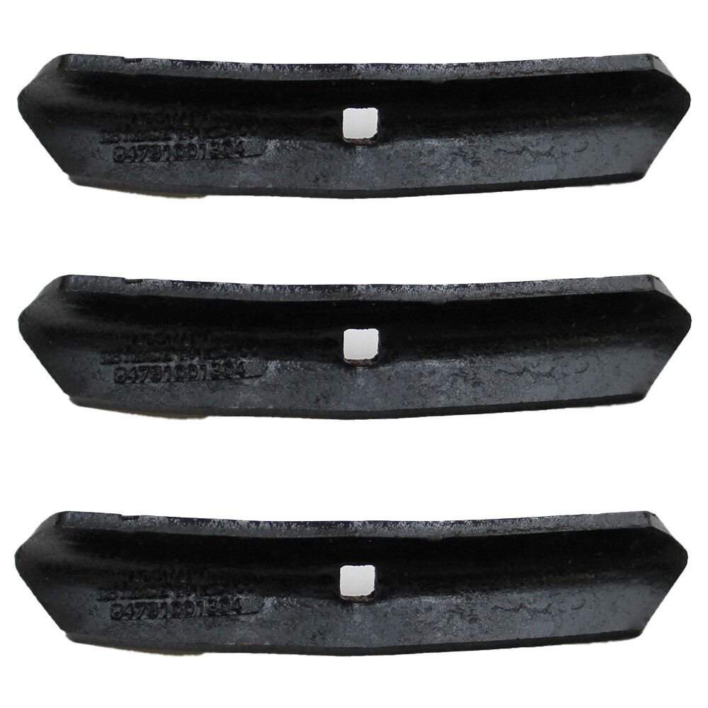 (3) Standard Pattern Danish Cultivator Point Reversible Single Bolt 1-3/8” x 6MM