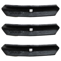 (3) Standard Pattern Danish Cultivator Point Reversible Single Bolt 1-3/8” x 6MM
