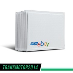 100 Pieces Padded Bubble Mailer Envelope White With Color Logo