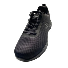 Skechers Work Mens Black Slip Resistant Wide Fit Memory Foam Shoes 9 Wide NWOB
