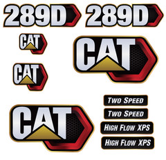 For Caterpillar CAT 289D Skid Steer | Replacement Decal Set | FREE SHIPPING