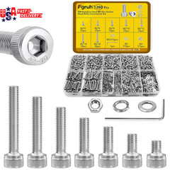 1260Pcs M2 Screw Assortment Kit, M2*4Mm/6Mm/8Mm/10Mm/12Mm/16Mm/20Mm 304 Stainles