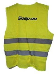 Snap On Tools CLASSIC Hi Vis Reflective PPE Safety Vest ONE size fits all, NEW!!