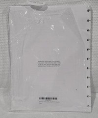 BetterNote Vertical Undated Calendar Refill Pages for Discbound Notebooks