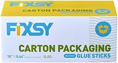 FIXSY NEW Hot Glue Sticks 5LB Box 10 Inch 7-16 11mm Full Size Carton Packing