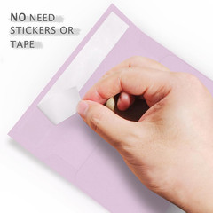 Colored Envelopes Self Seal A7 50 Pack, 10 Colors, 5.25 X 7.25 Printable Invita
