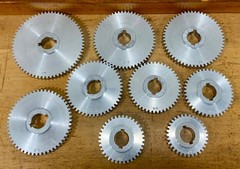 Atlas Craftsman 10″ 12″ Metal Lathe Change Gear Set Of 9 Plus 2