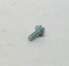 100/250/500 6-32 X 3/8 FT INDENTED SLOTTED HEX WASHER HEAD MACHINE SCREW ZINC NH
