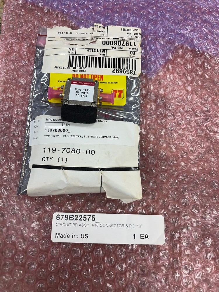 Q Tektronix YTF YIG FILTER Oscillator 119-7080-00 3.5-8GHz Micro Lambd MLFI-1033