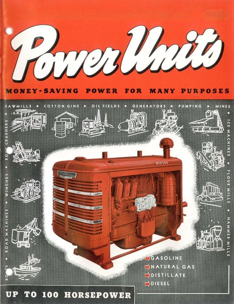 International Power Units Color Brochure Gasoline Distillate Diesel Natural Gas