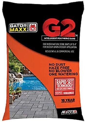 Alliance Gator Maxx G2 Intelligent Poly Sand up to 4″ Joints- Slate Gray 50lb