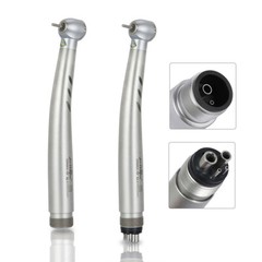 LED High Speed 4 Spray E-generator Handpiece Ceramic Push Button Stainless Body