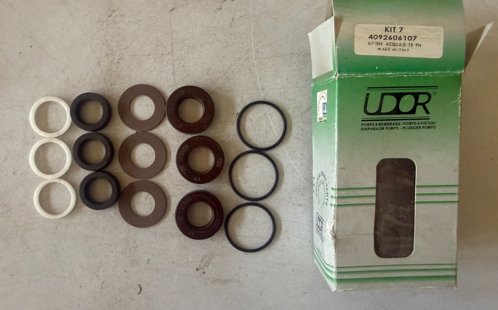 UDOR 4092606107 Kit 7 Water Seal Repair Kit D15 PN Genuine OEM Made in Italy