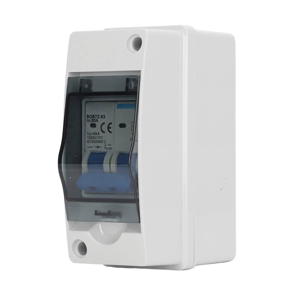 DC Disconnect Switch 1000V 50A Miniature Circuit Breaker with IP65 Waterproof…
