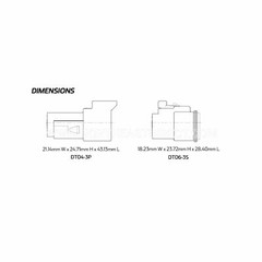 3 Pin Black Deutsch DT DT04-3P DT06-3S waterproof electrical connector kit