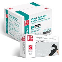 Basic Disposable Medical Synmax Vinyl Exam Gloves- 4 Mil Safty Glove 1000 Pcs –