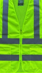 Crew All Mesh Yellow High Visibility Safety Vest With 2 Pockets