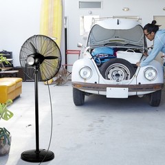 5000 CFM 20 inch High Velocity Industrial Pedestal Fan, 4-Speeds Standing Fan