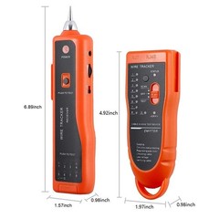 Wire Tester RJ45 RJ11 Cable Tracker Line Finder Multifunction Wire Tracker Et…