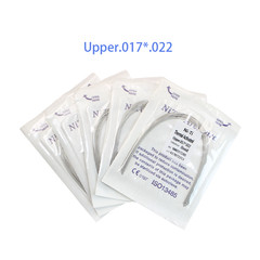 Dental Ortho Heat Thermal Activated Niti Rectangular Arch Wire Ovoid Form