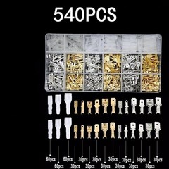 1000X Assortment Male Female Spade Crimp Terminal Electrical Wire Connectors Kit