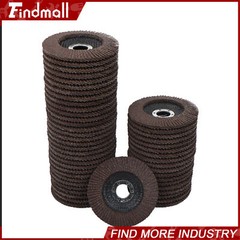 Findmall 50 Pcs 4-1/2″×7/8″ 40 Grit Premium Zirconia Flap Disc Sanding Grinding