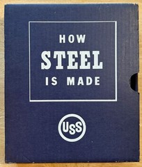 U.S. STEEL, RARE ! VINTAGE 1962 “HOW STEEL IS MADE” KIT WITH TEACHER’S GUIDE