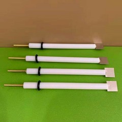 1Pc Purity 99.99% Pt Platinum Electrode Platinum Plate Electrode PTFE Rod 6x80mm