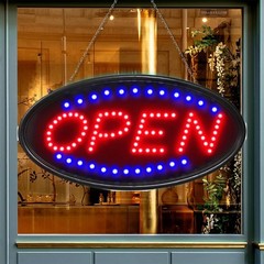OPEN Business Sign Animated Motion Ultra Bright Store LED Neon Light with ON/OFF