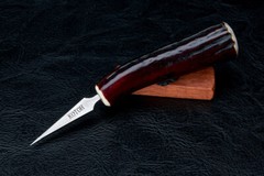Kotoh Knife Works 5.45″ Kotoh-I Ice Pick Stag Horn Handle w/ Wood Sheath